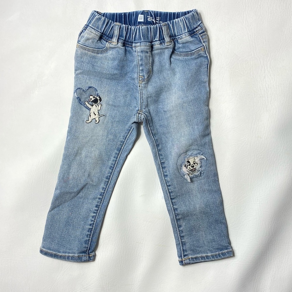 EUC Gap Disney 101 Dalmatian Jeans 2T